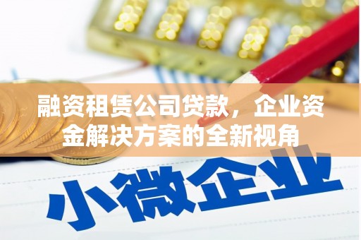 岢岚融资租赁公司贷款，企业资金解决方案的全新视角