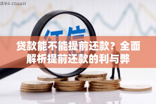 大洼贷款能不能提前还款？全面解析提前还款的利与弊