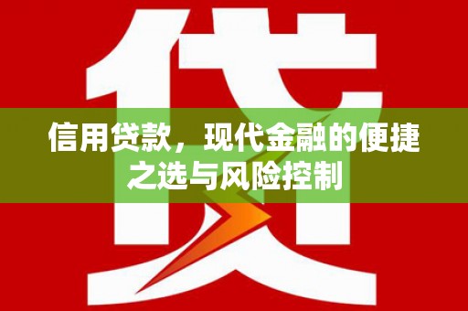 荔浦信用贷款，现代金融的便捷之选与风险控制