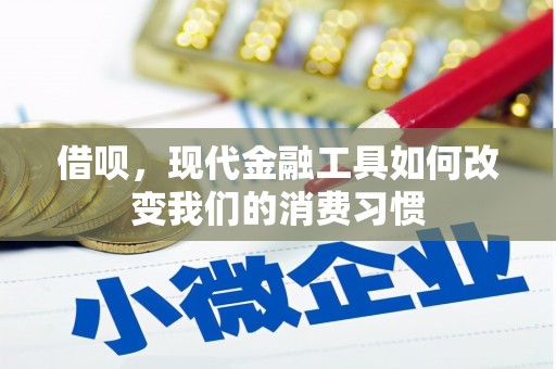 宜君借呗，现代金融工具如何改变我们的消费习惯