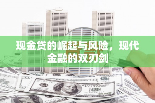 阜康现金贷的崛起与风险，现代金融的双刃剑