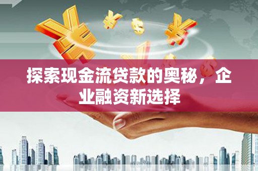 港南探索现金流贷款的奥秘，企业融资新选择