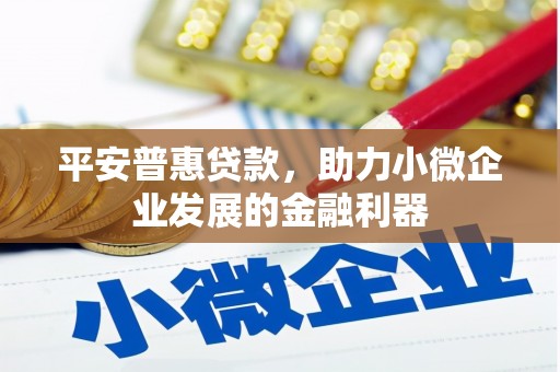 安仁平安普惠贷款，助力小微企业发展的金融利器