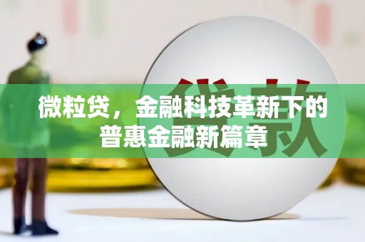 盐源微粒贷，金融科技革新下的普惠金融新篇章