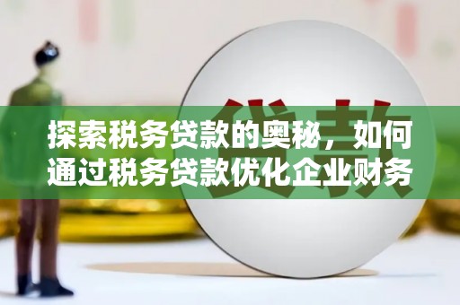 宛城探索税务贷款的奥秘，如何通过税务贷款优化企业财务