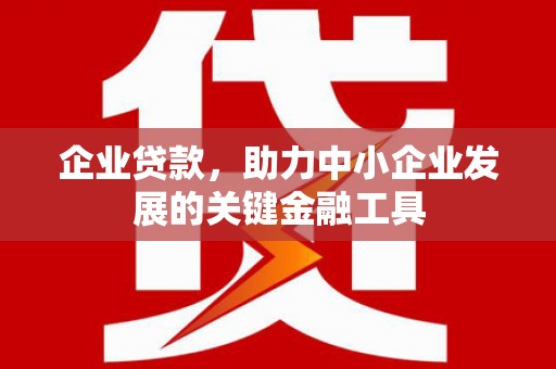 辽阳企业贷款，助力中小企业发展的关键金融工具