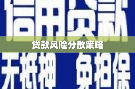 山西贷款风险分散策略