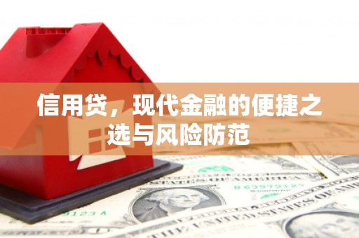 江北信用贷，现代金融的便捷之选与风险防范
