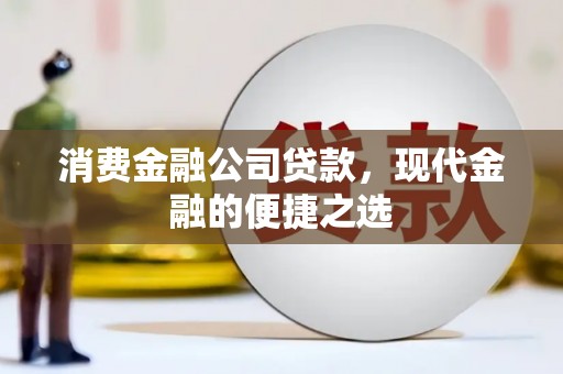 小金消费金融公司贷款，现代金融的便捷之选