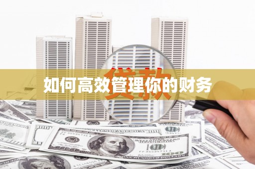 溧阳如何高效管理你的财务