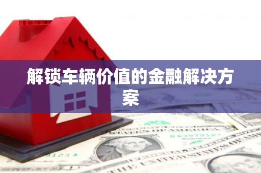 成华解锁车辆价值的金融解决方案