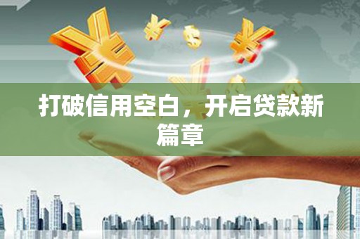 西海岸打破信用空白，开启贷款新篇章